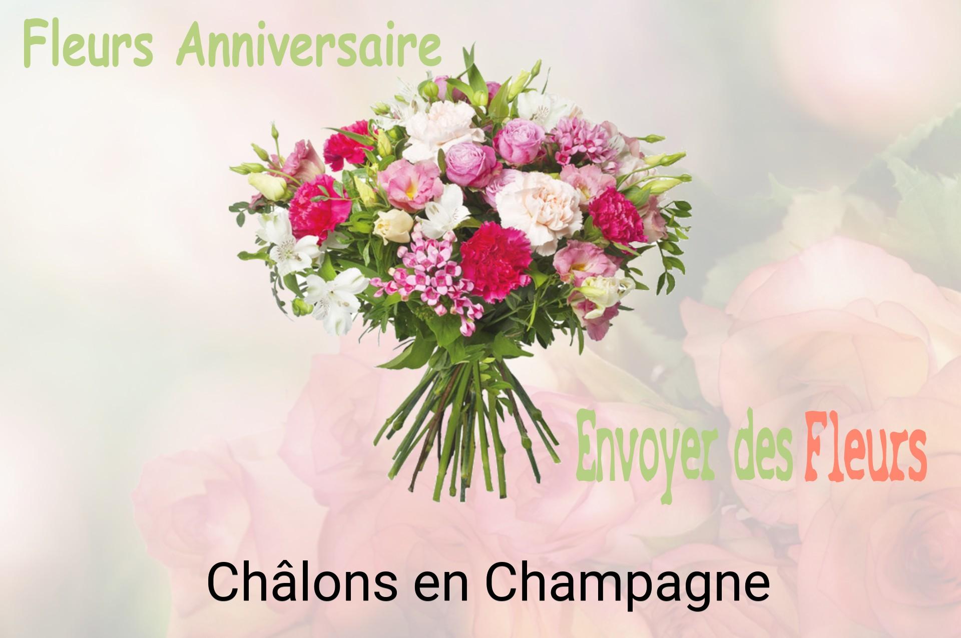 Bouquet de fleurs d’anniversaire livré à Châlons-en-Champagne