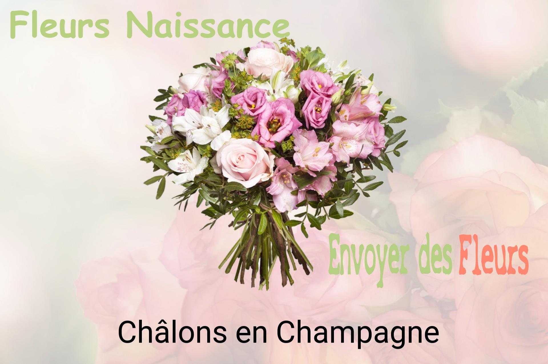 Bouquet de fleurs de naissance livré à Châlons-en-Champagne