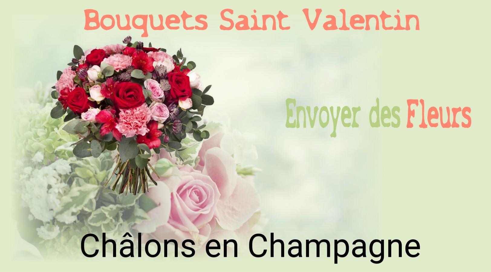 Roses de Saint-Valentin livrées à Châlons-en-Champagne